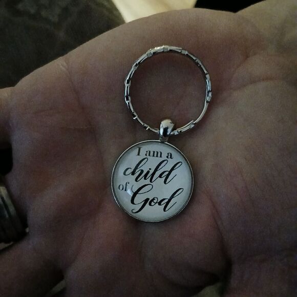 NEW Christian Faith Keychain - I Am A Child Of God 2 Inches Car Key Gift - Picture 3 of 3